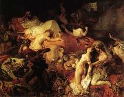 Eugene Delacroix The Death of Sardanapalus Norge oil painting reproduction